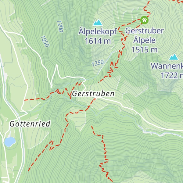 Map of Berggasthof Gerstruben