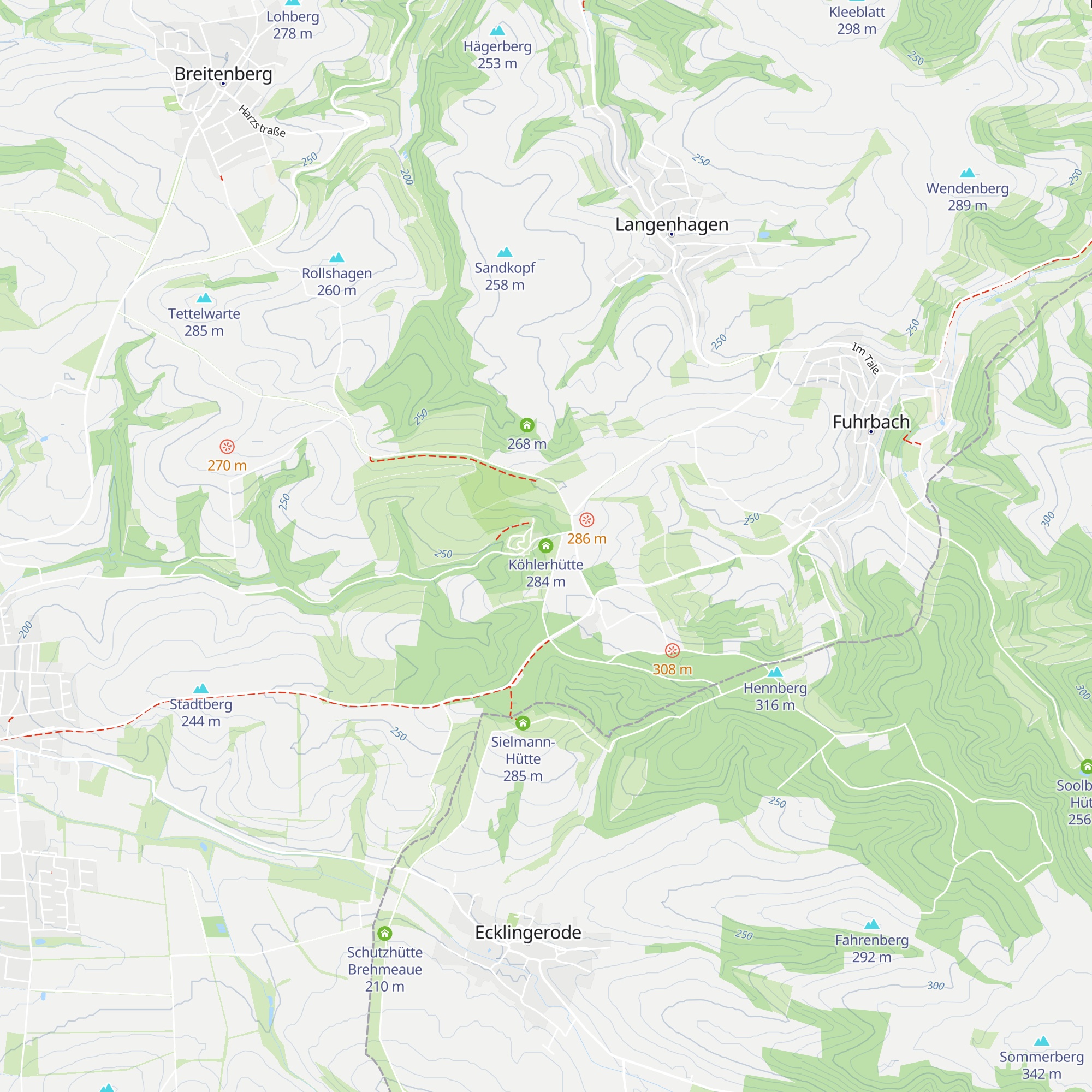 Köhlerhütte map