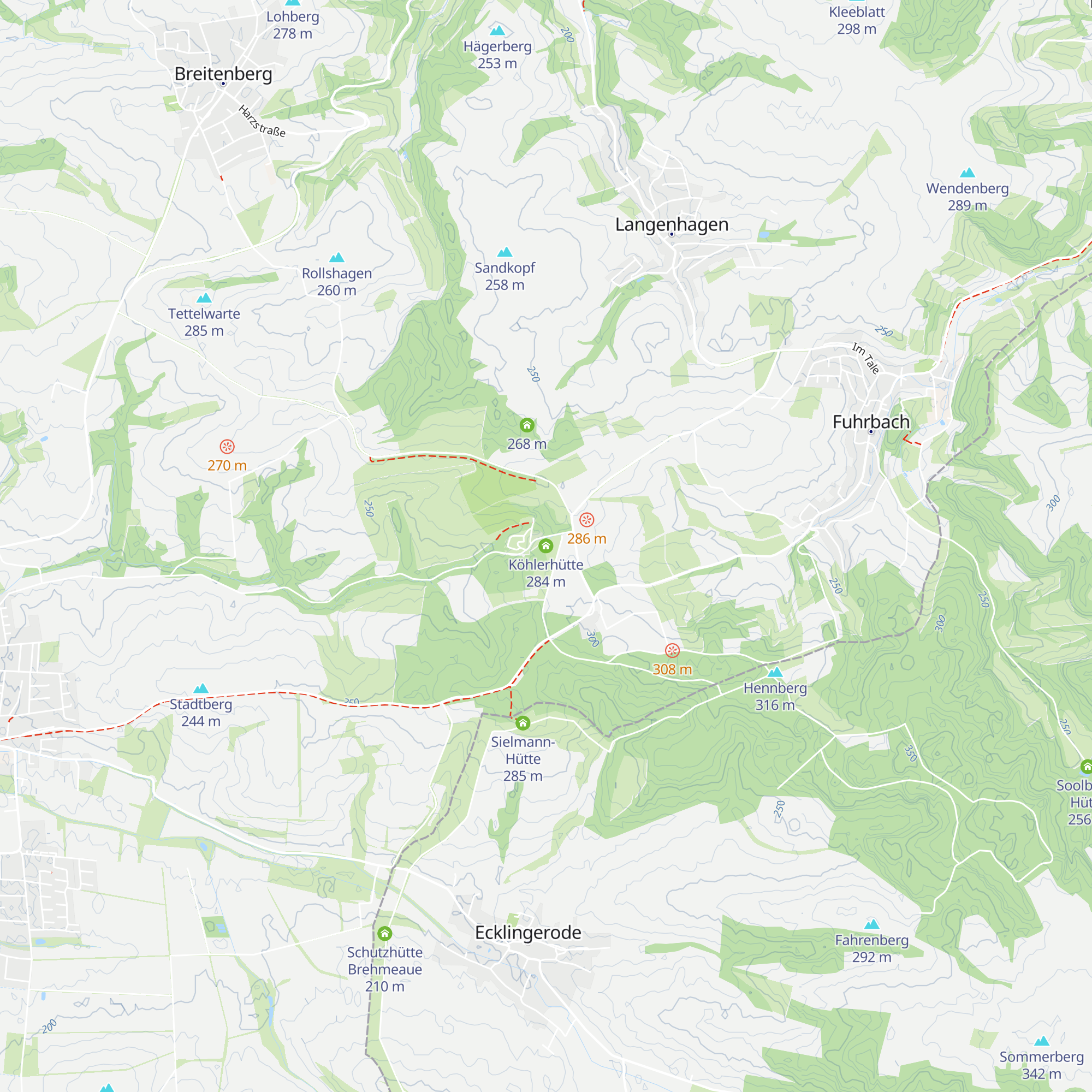 Köhlerhütte map