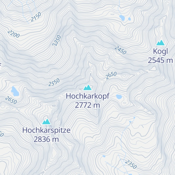 Map of Hochkarkopf