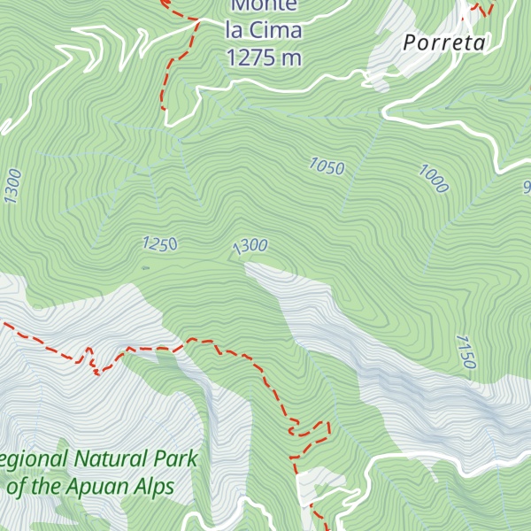 Map of Monte Grotti