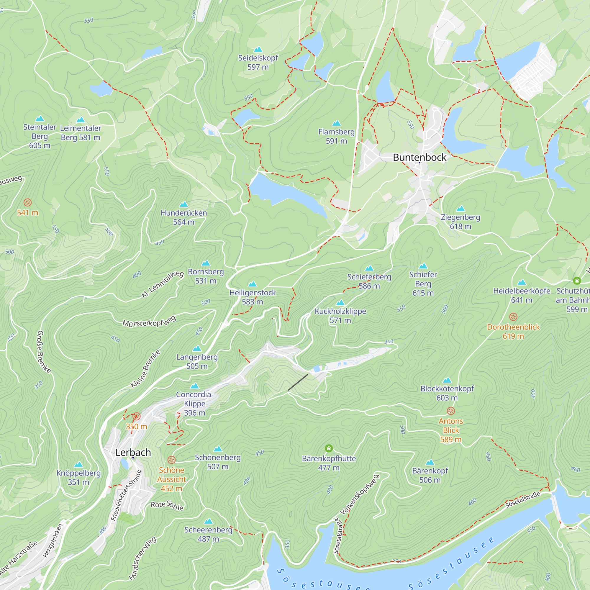 Ernst Nordmeyer Hütte map