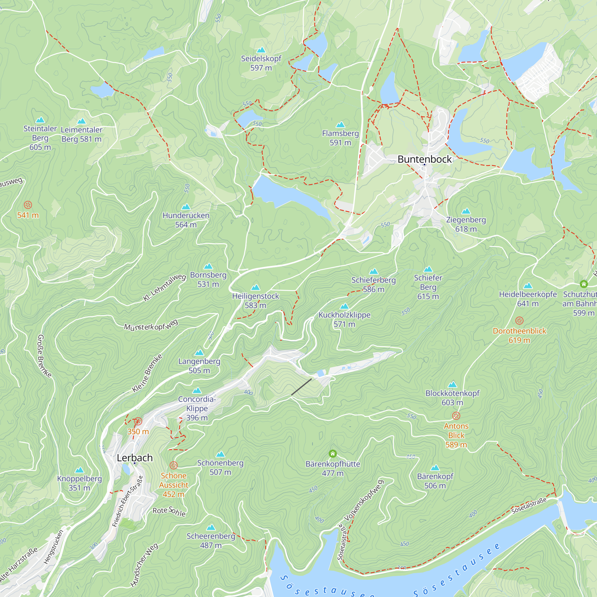 Ernst Nordmeyer Hütte map