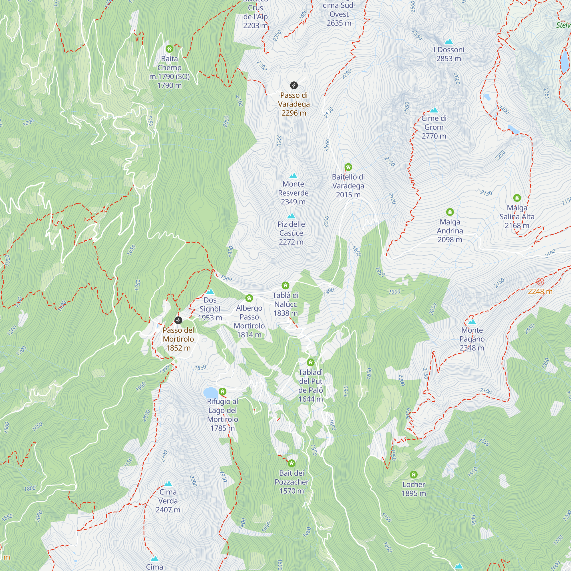 Tablà di Nalücc map