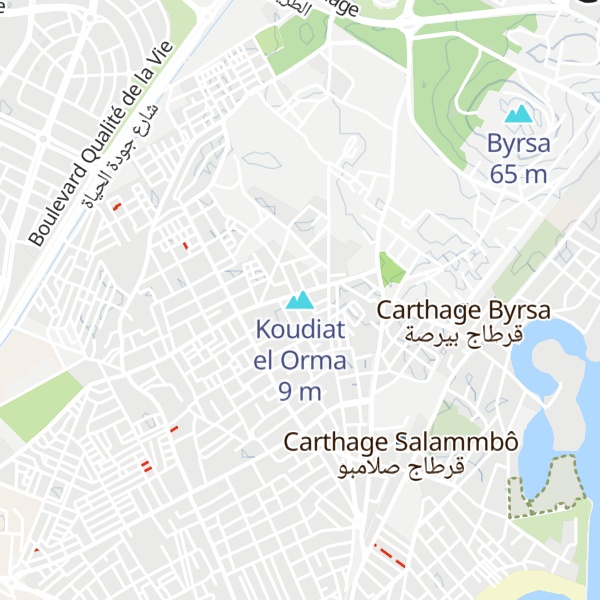 Map of Koudiat el Orma
