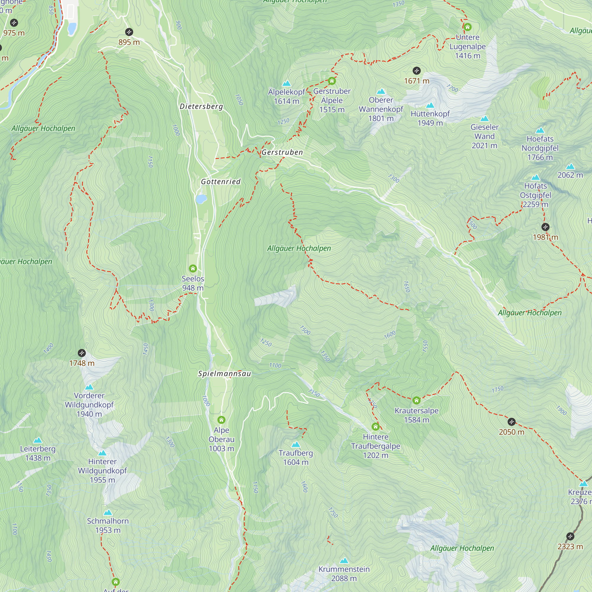 Andreas Hütte map
