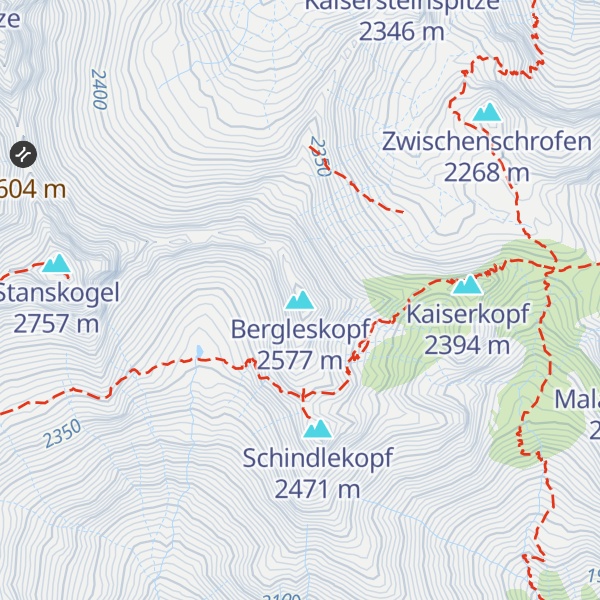 Map of Bergleskopf