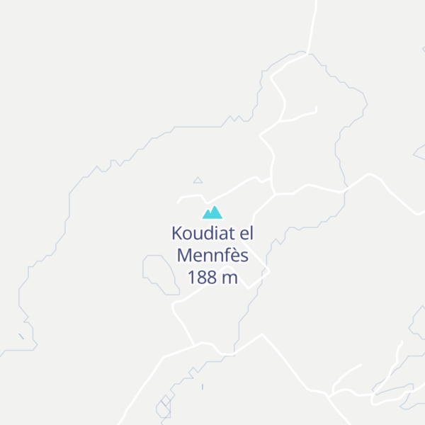 Map of Koudiat el Mennfès