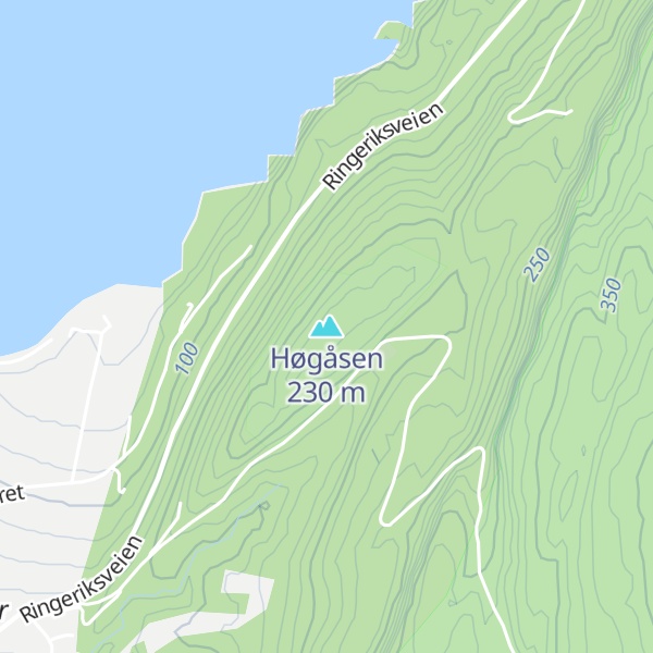 Map of Høgåsen