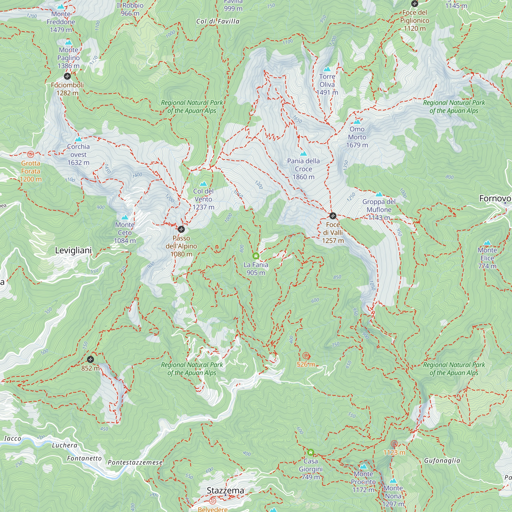 La Fania map