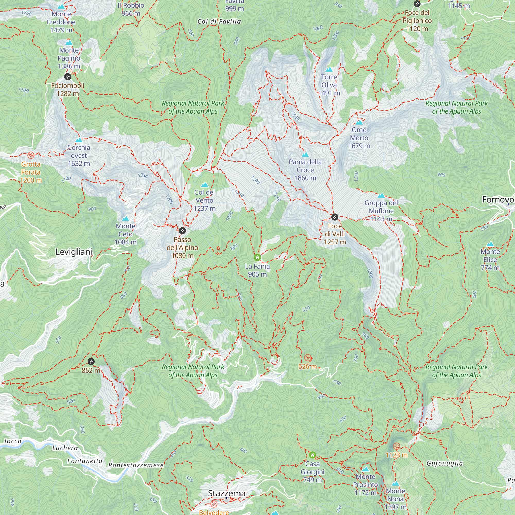 La Fania map
