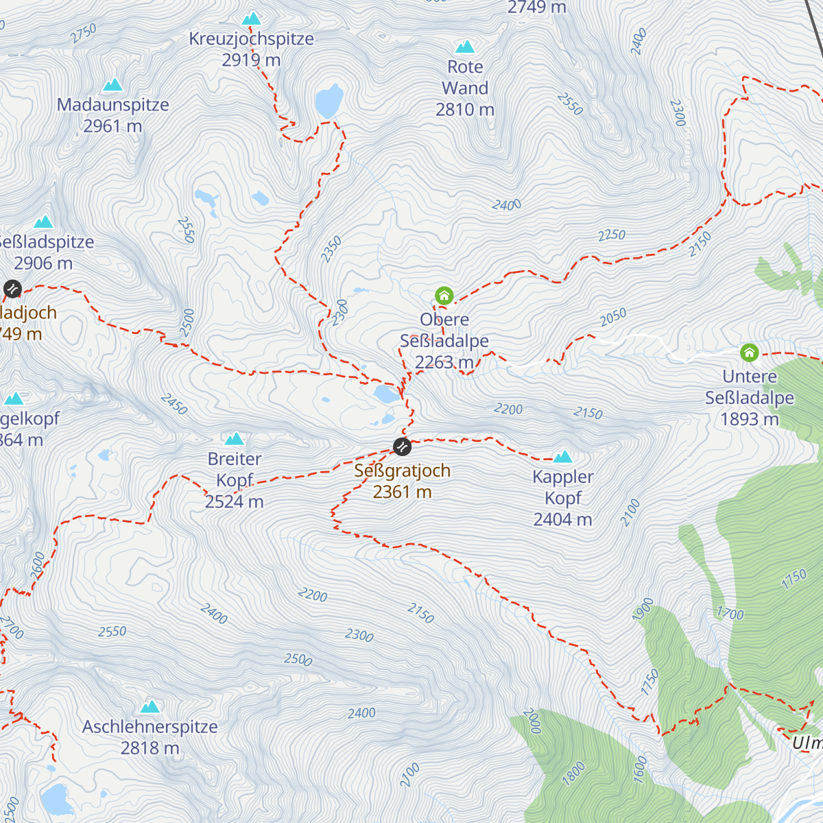 Niederelbehütte map