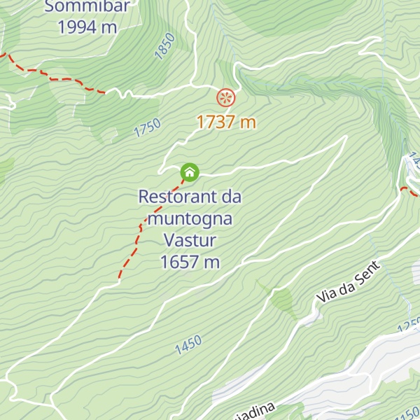 Map of Maiensäss Pua