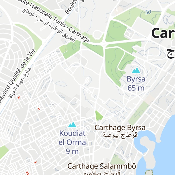 Map of Koudiat el Khoja