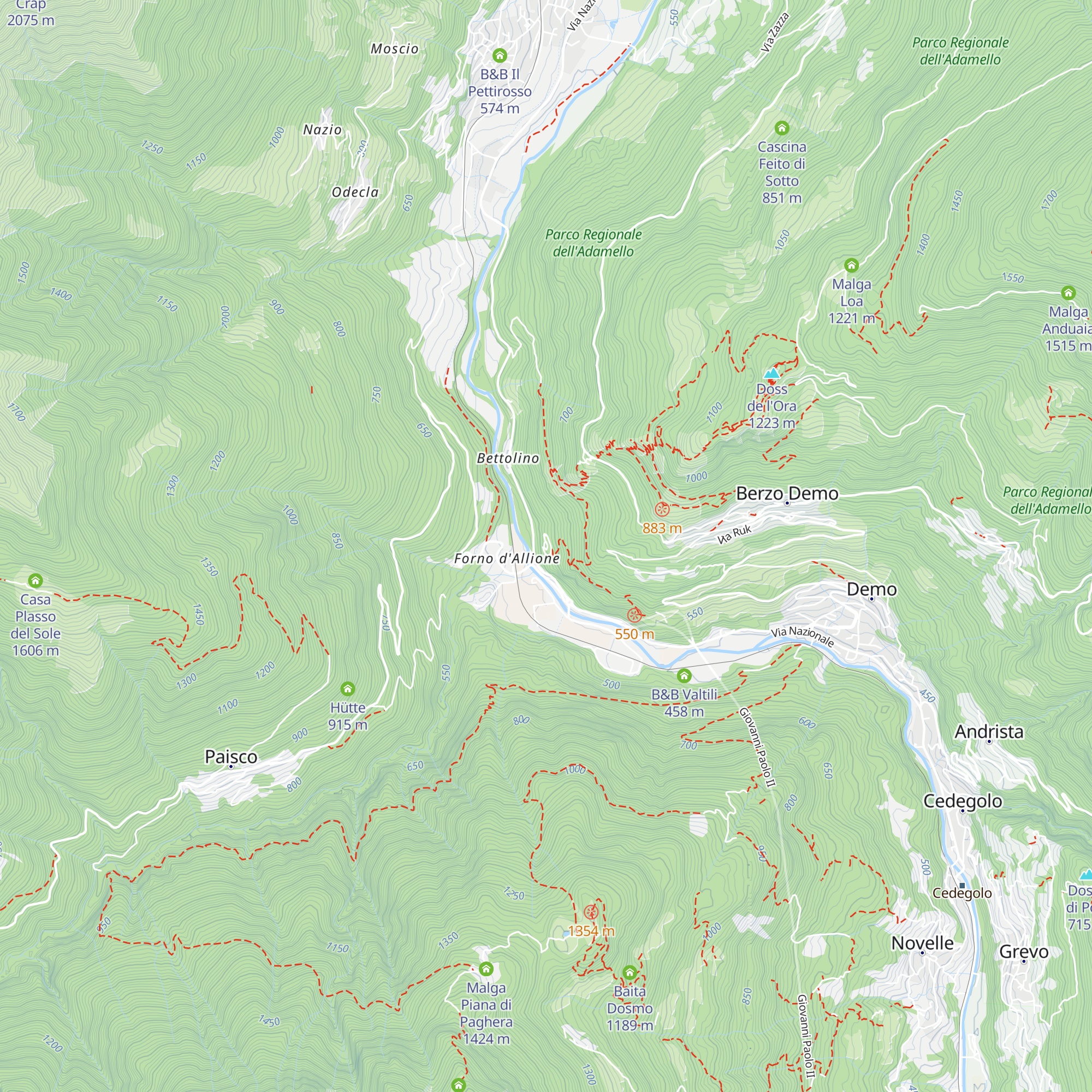 Baita Pergola map