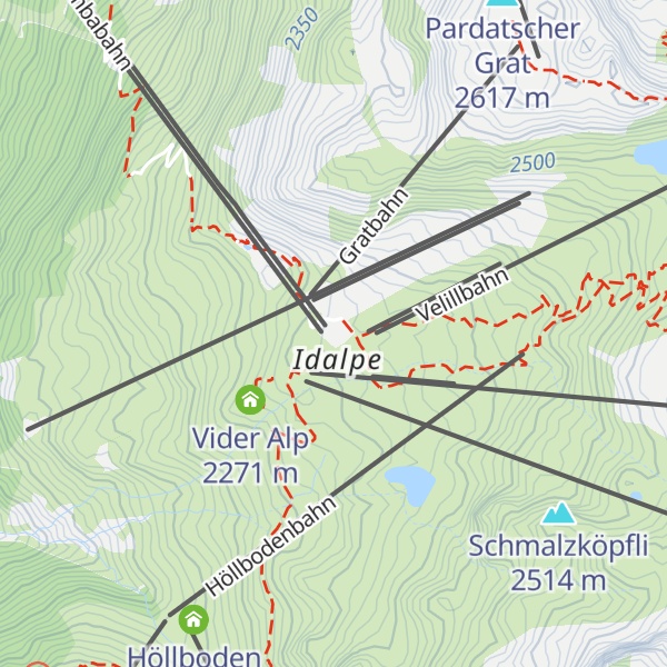 Map of Idalp-Panorama