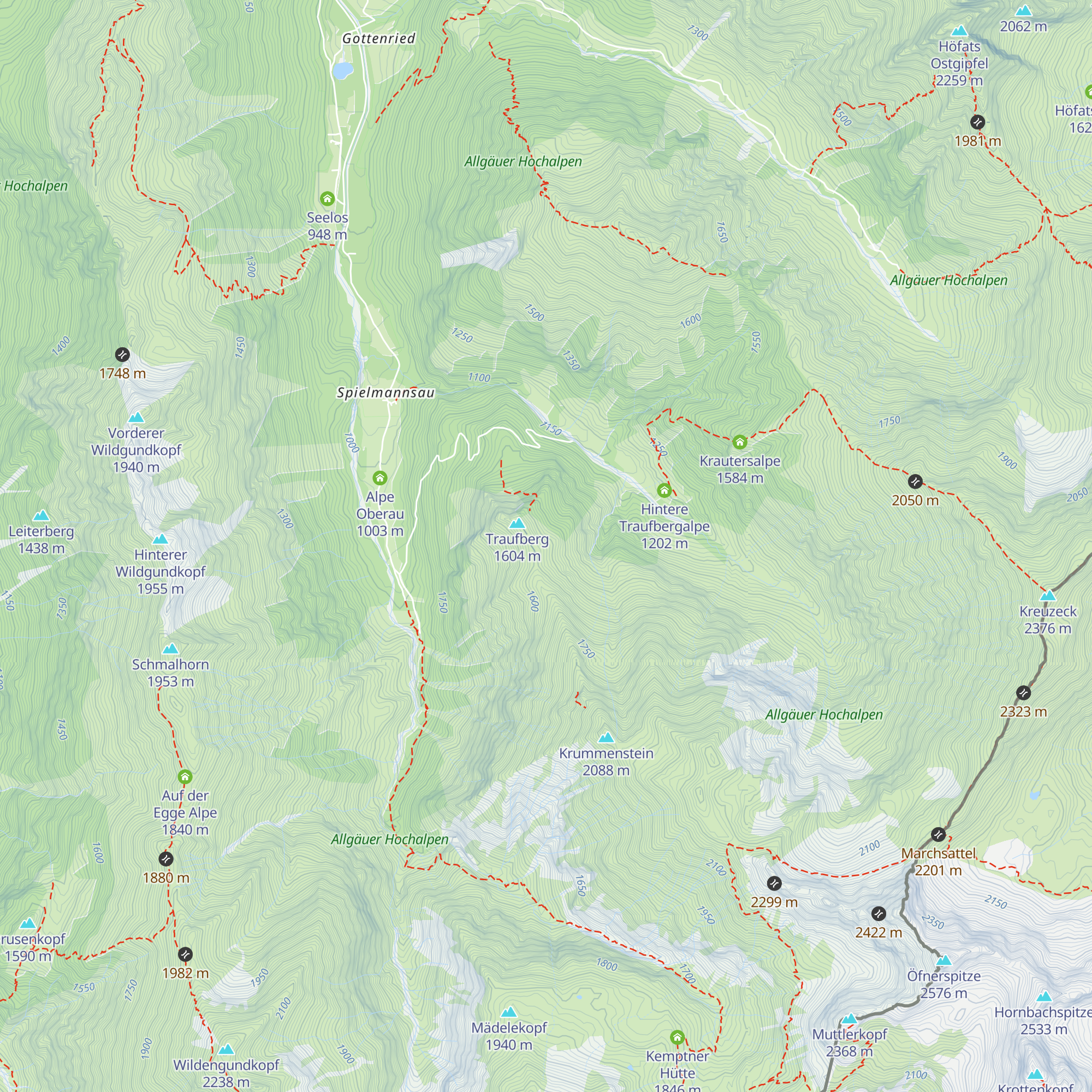 Hierenalpe map