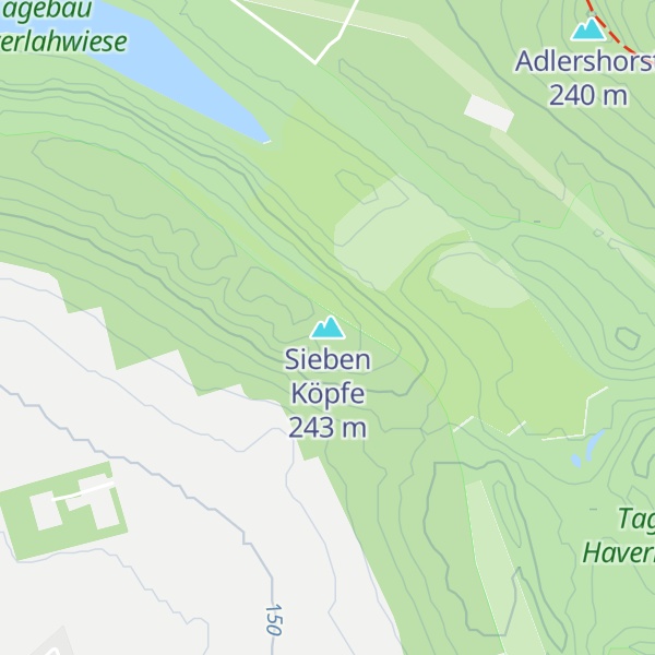 Map of Sieben Köpfe