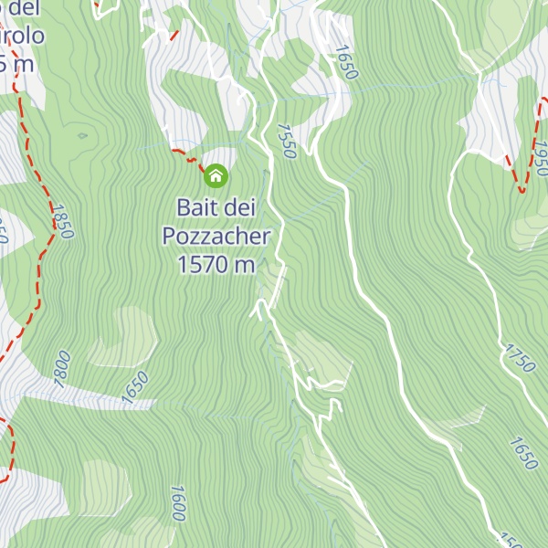 Map of Tablà di Ruch