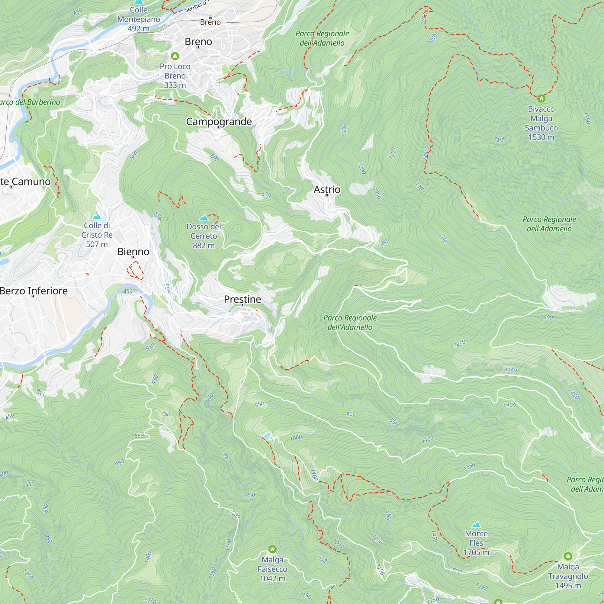 Agriturismo Prestello map