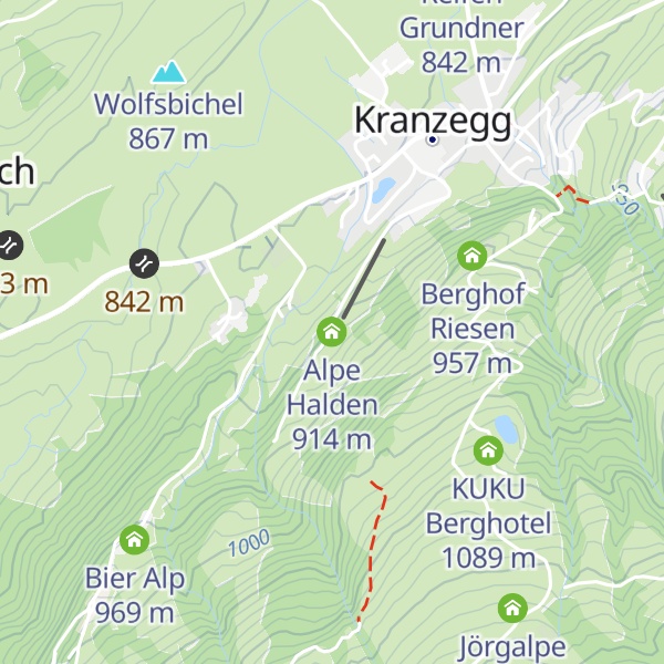 Map of Alpe Halden
