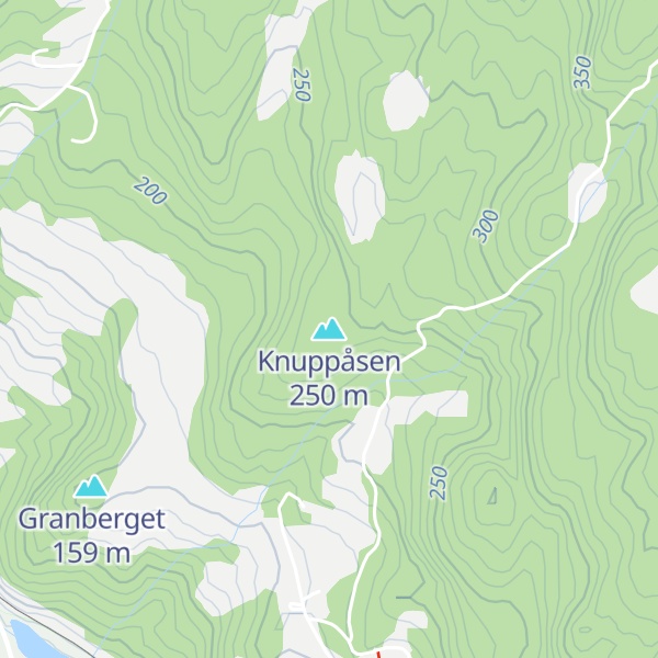 Map of Knuppåsen