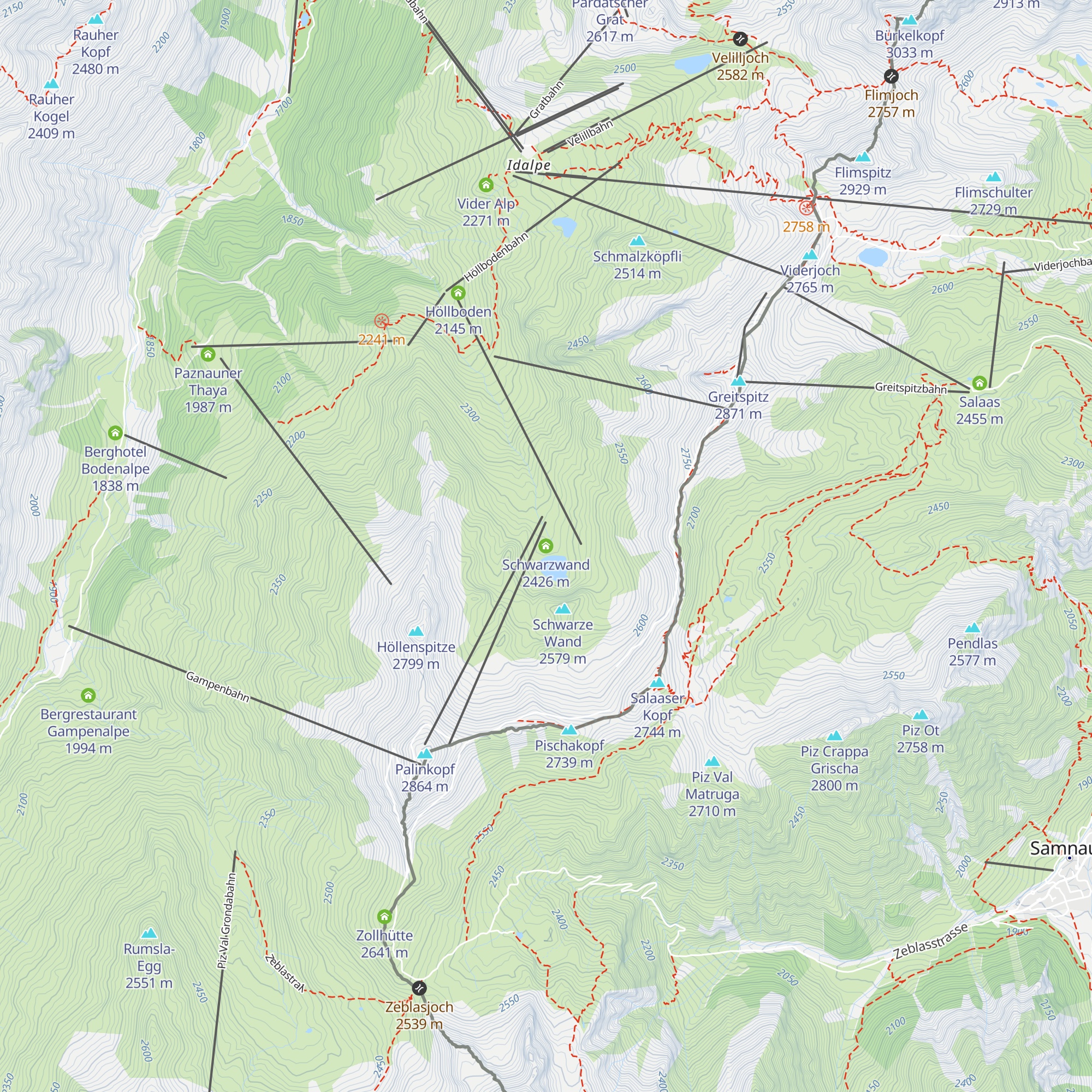 Schwarzwand map