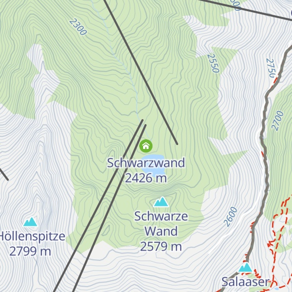 Map of Schwarzwand