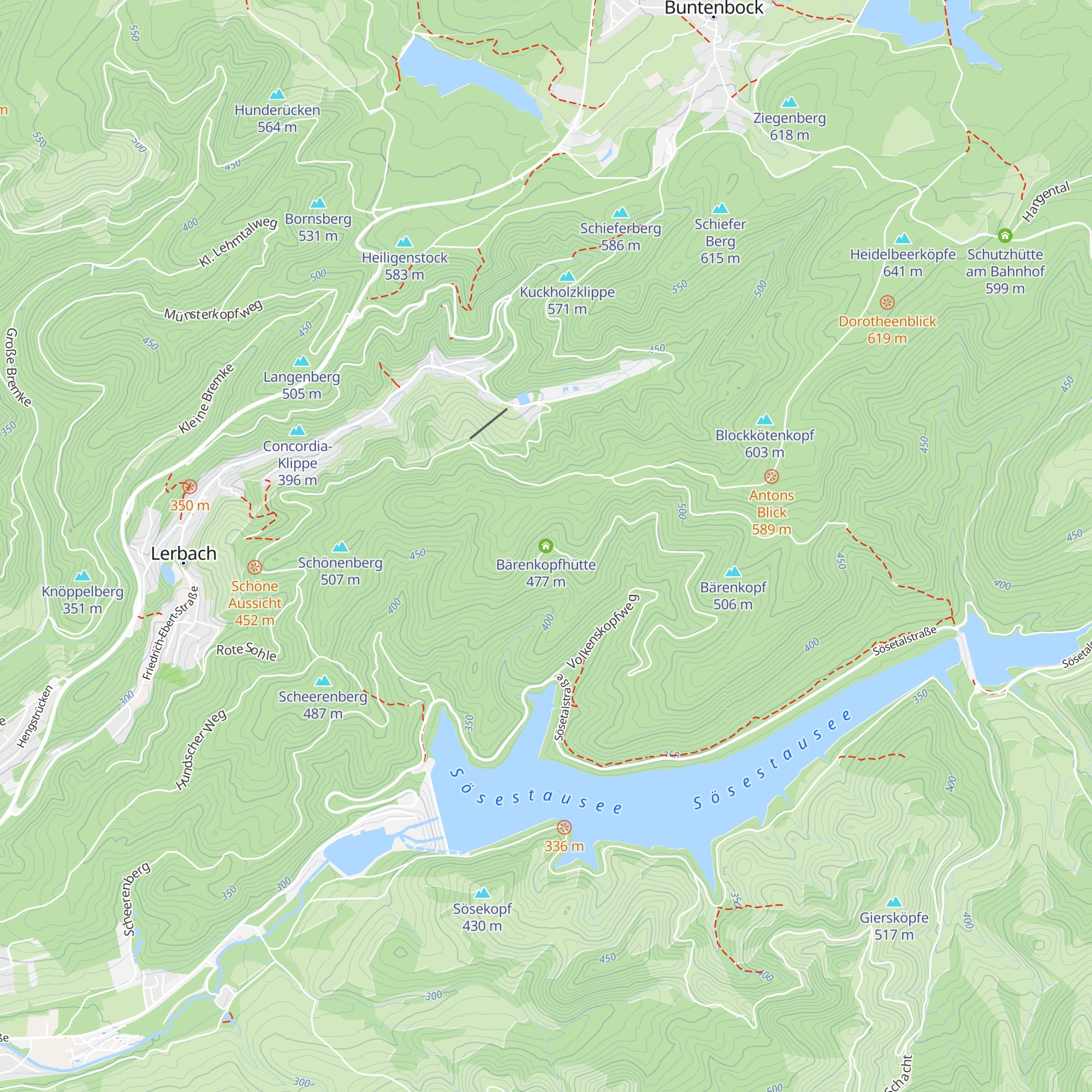 Bärenkopfhütte map