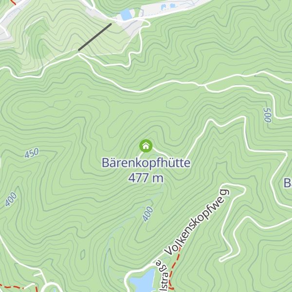 Map of Bärenkopfhütte