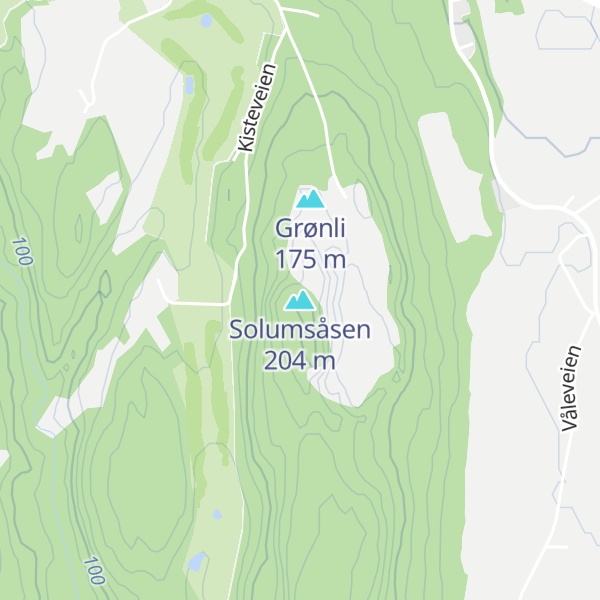 Map of Solumsåsen
