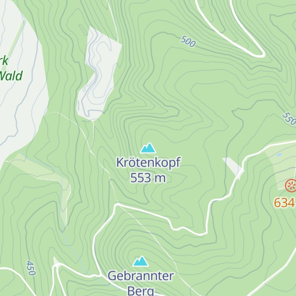 Map of Krötenkopf