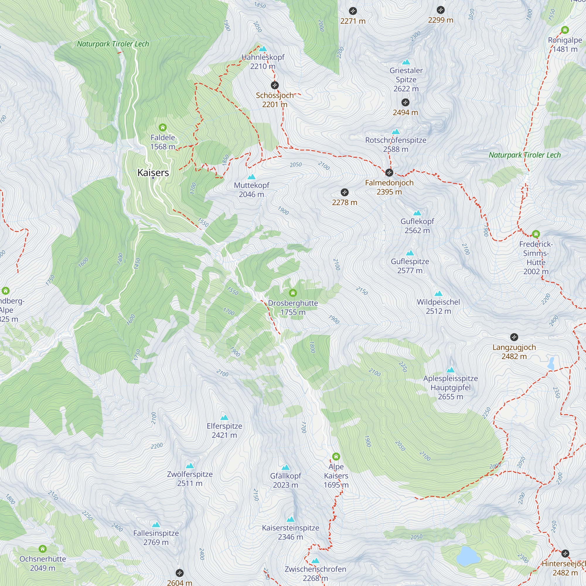Drosberghütte map