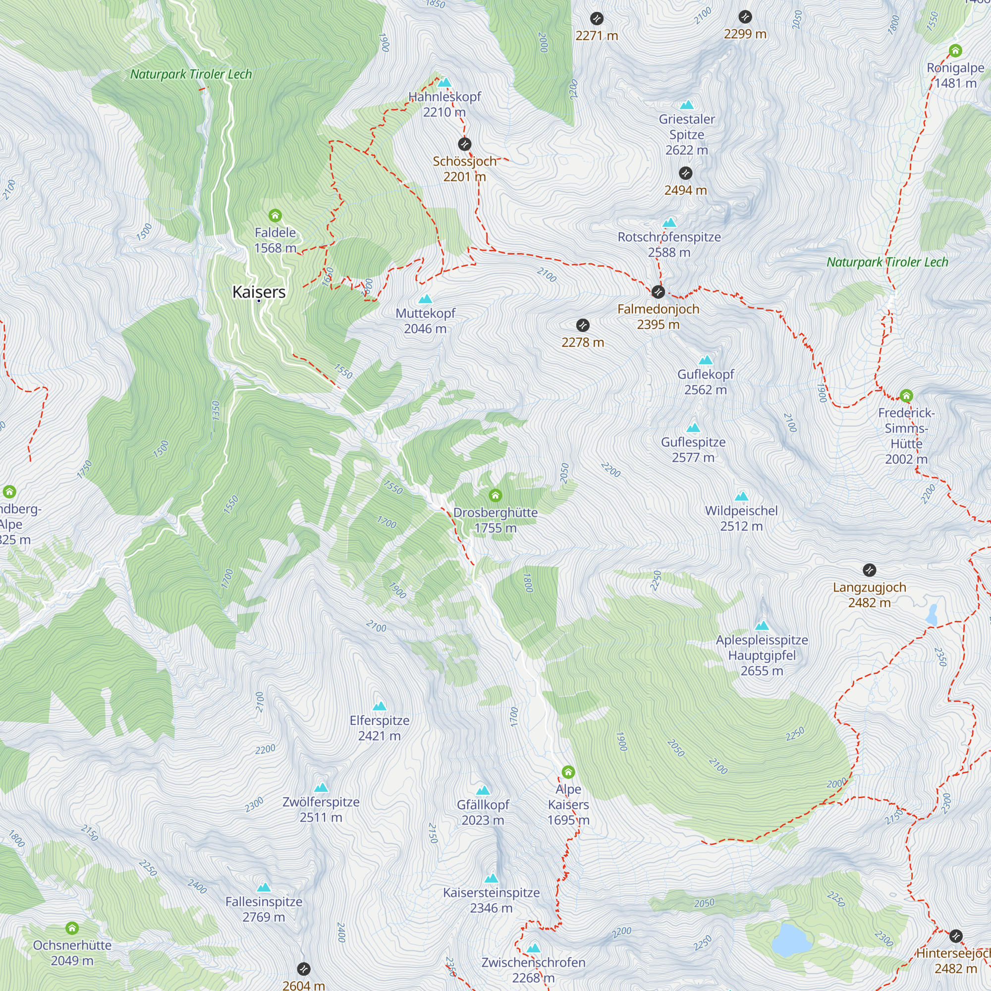 Drosberghütte map