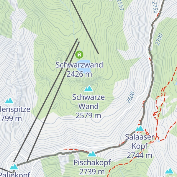 Map of Schwarze Wand