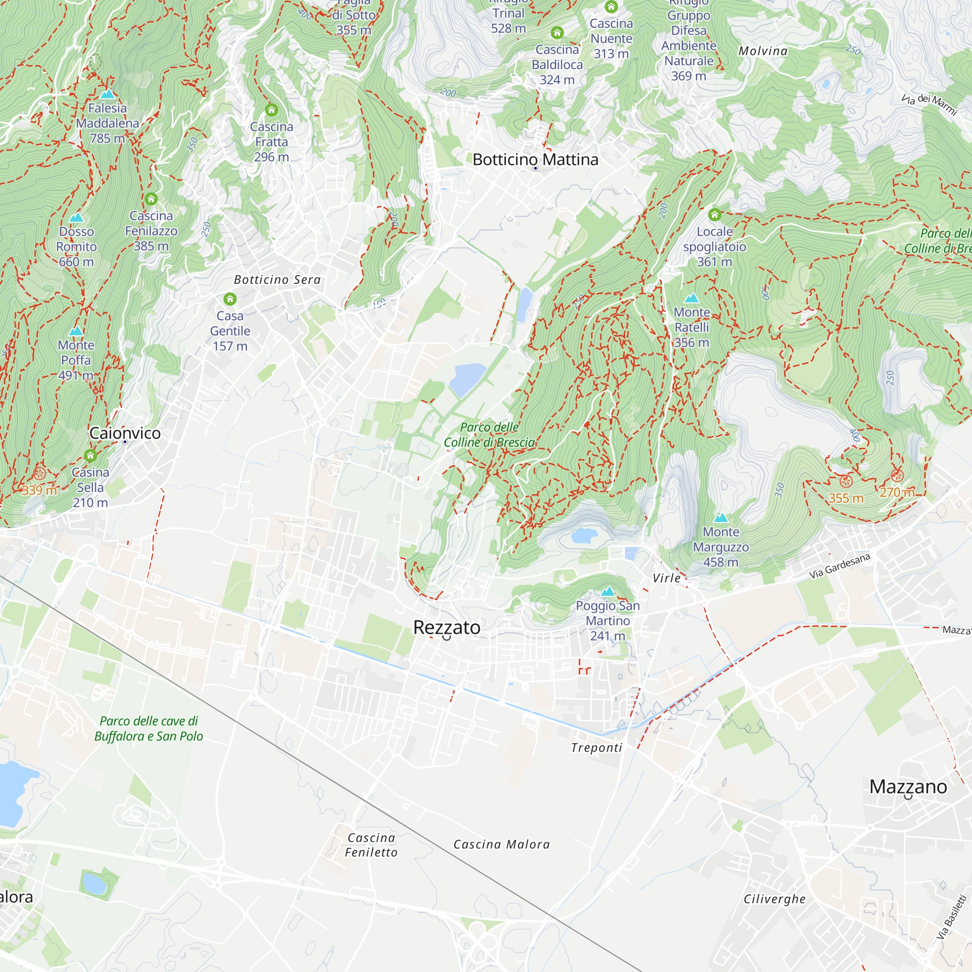 Cascina La Casella map