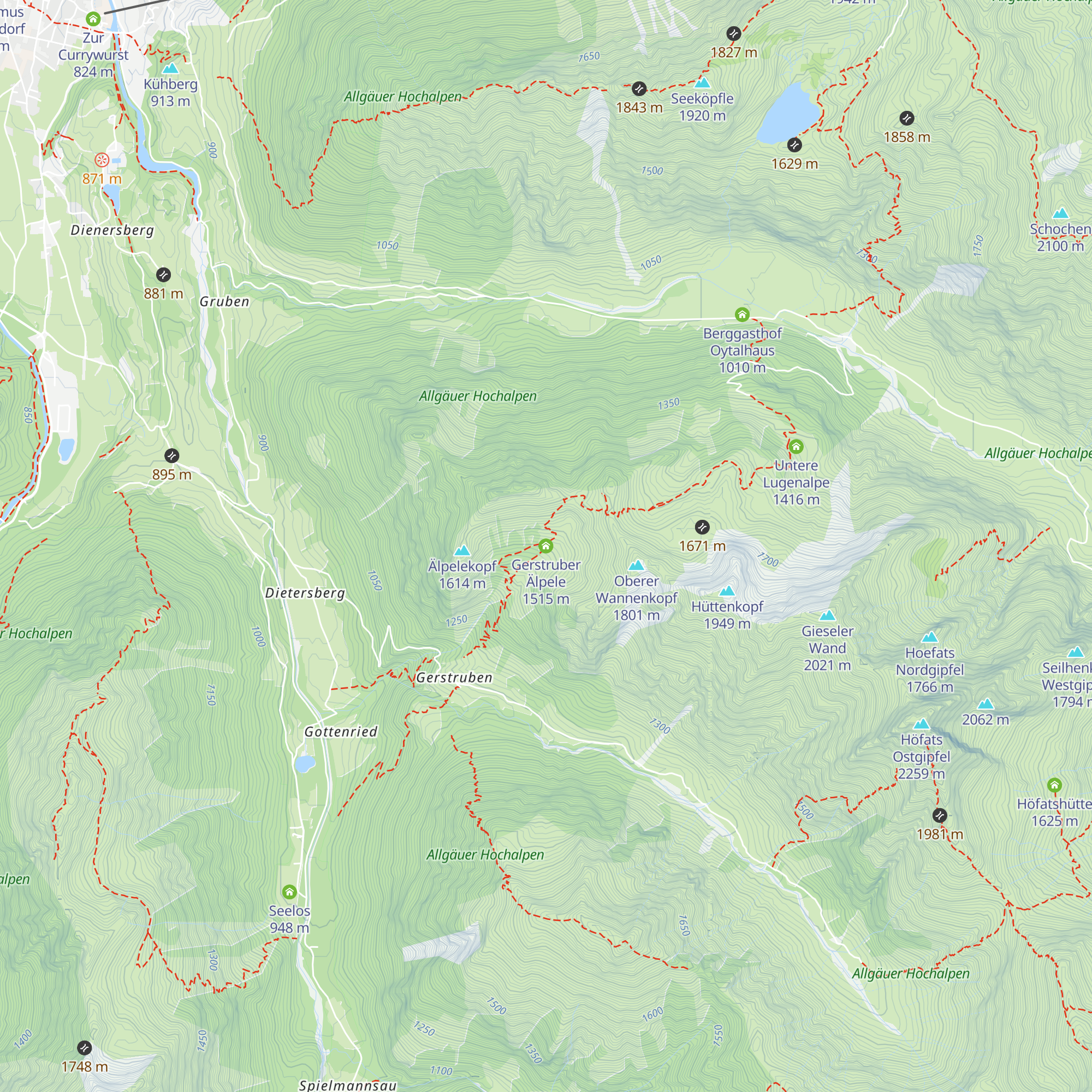 Gerstruber Älpele map