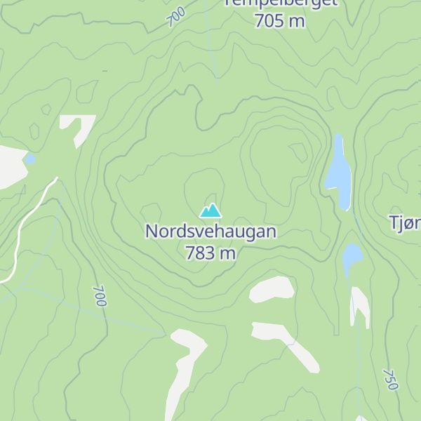 Map of Nordsvehaugan