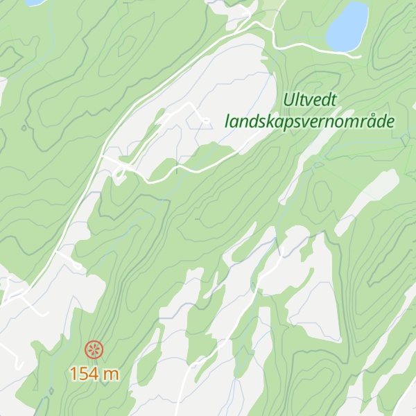 Map of Ultvetåsen