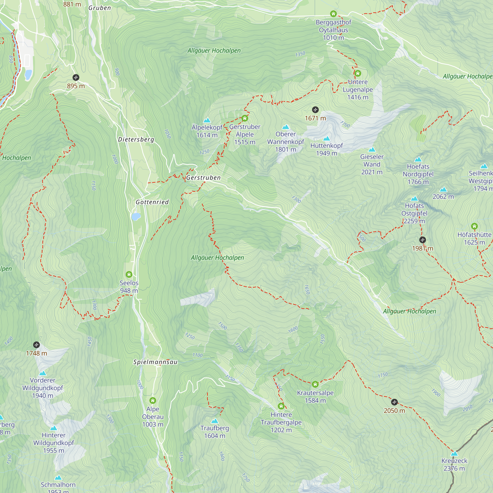 Gerstrubar Gindle map