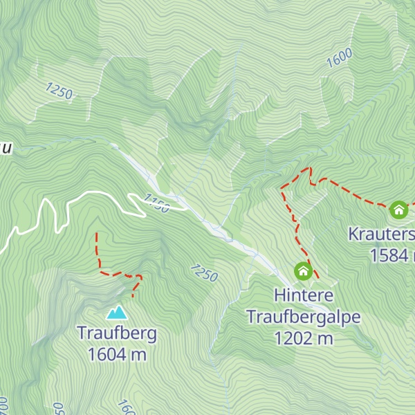 Map of Vordere Traufbergalpe