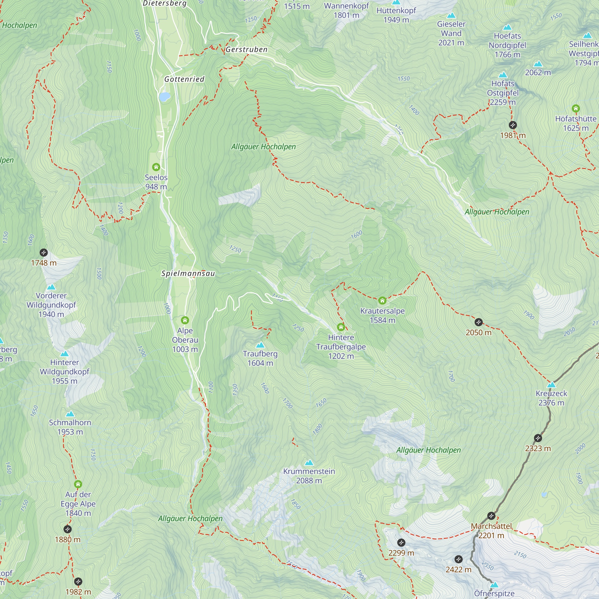 Vordere Traufbergalpe map