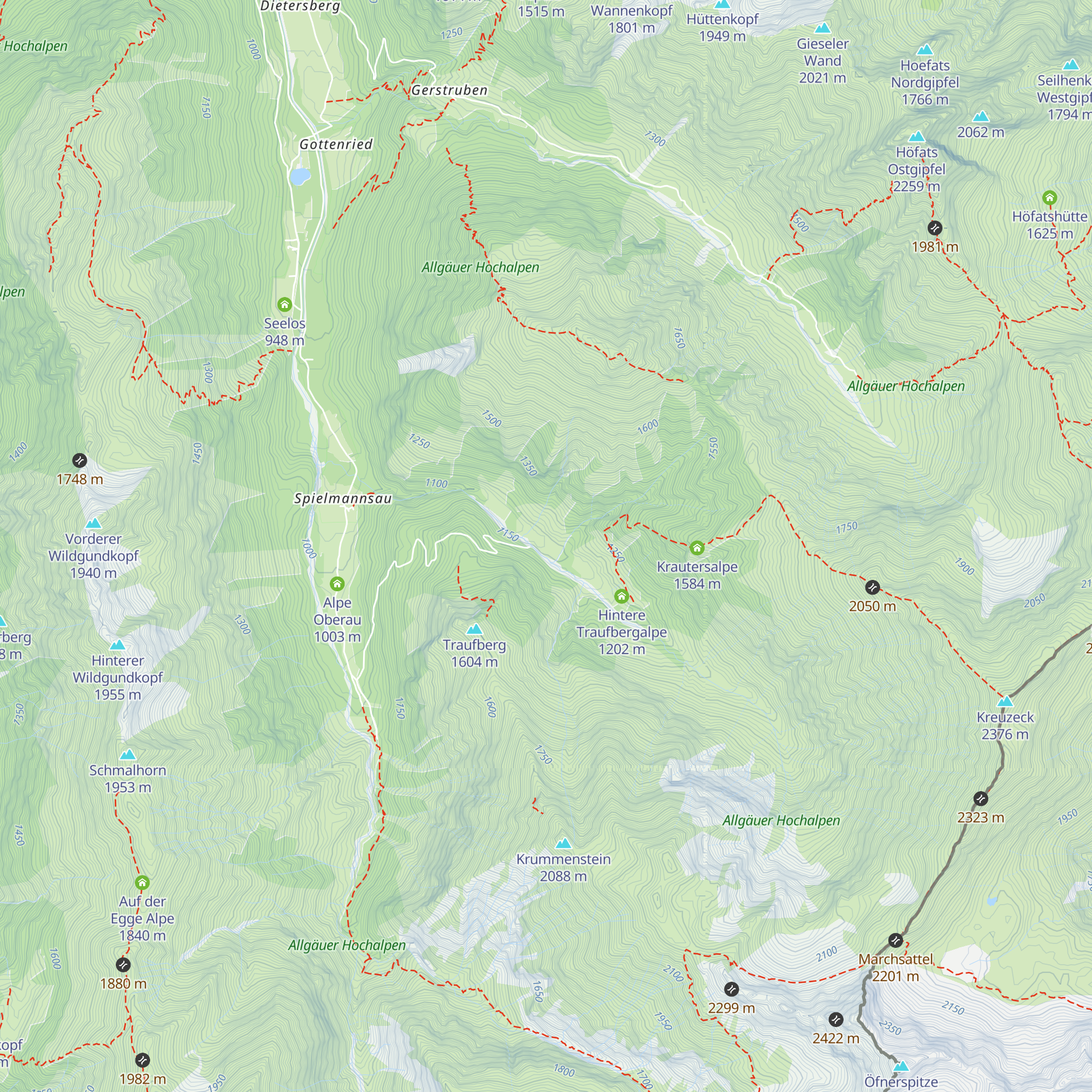 Vordere Traufbergalpe map