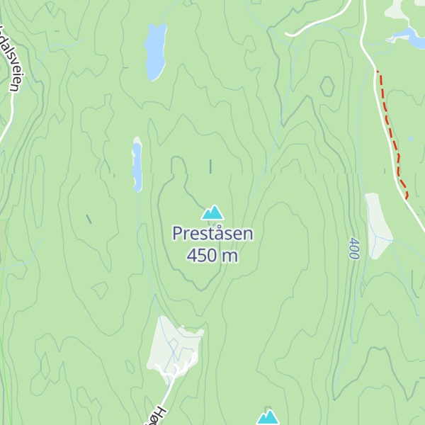 Map of Preståsen