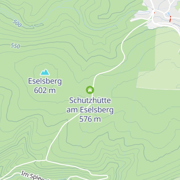 Map of Schutzhütte am Eselsberg