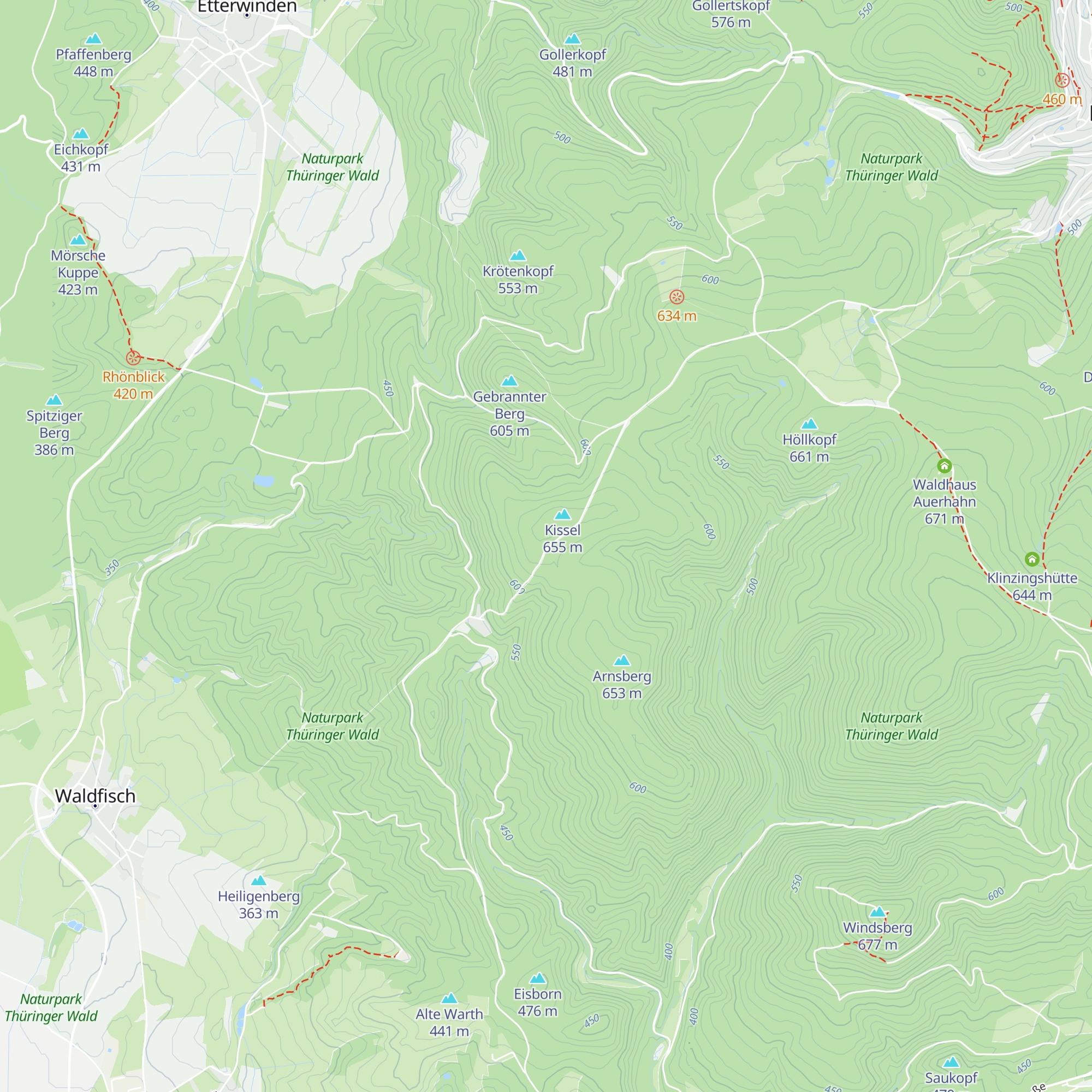 Kisselhütte map