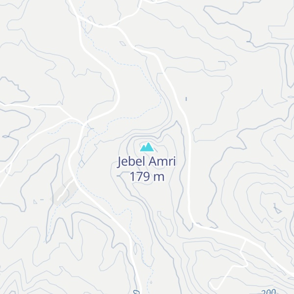 Map of Jebel Amri