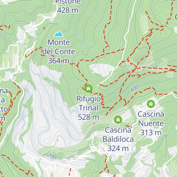 Map of Rifugio Trinal