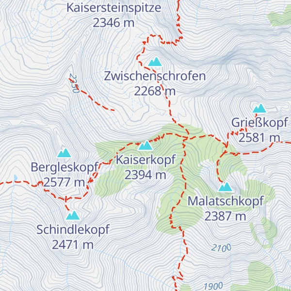 Map of Kaiserkopf