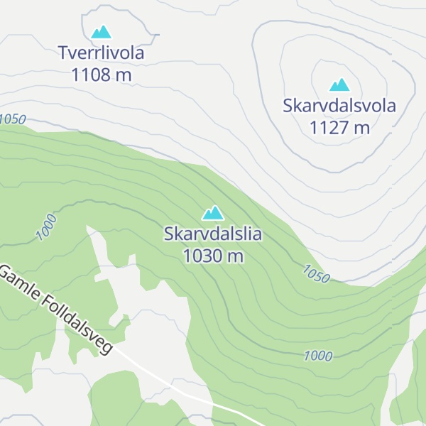 Map of Skarvdalslia